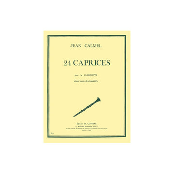 Calmelj - 24 Caprices (toutes Tonalités) - Clarinette