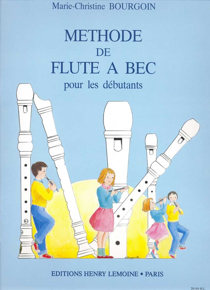 Lemoine Méthode De Flûte A Bec - Bourgoin
