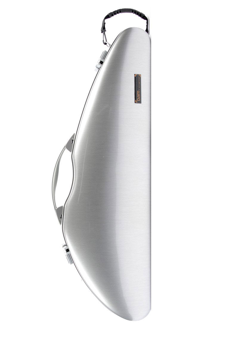 BAM Vioolkoffer 4/4 Hightech La Défense Slim - Geborsteld Aluminium