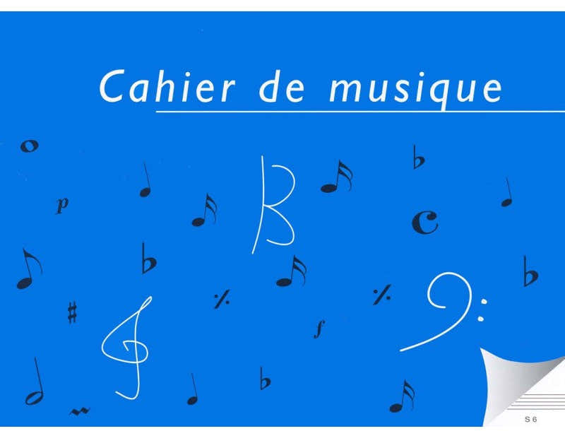 Muziekschrift 6 Notenbalken