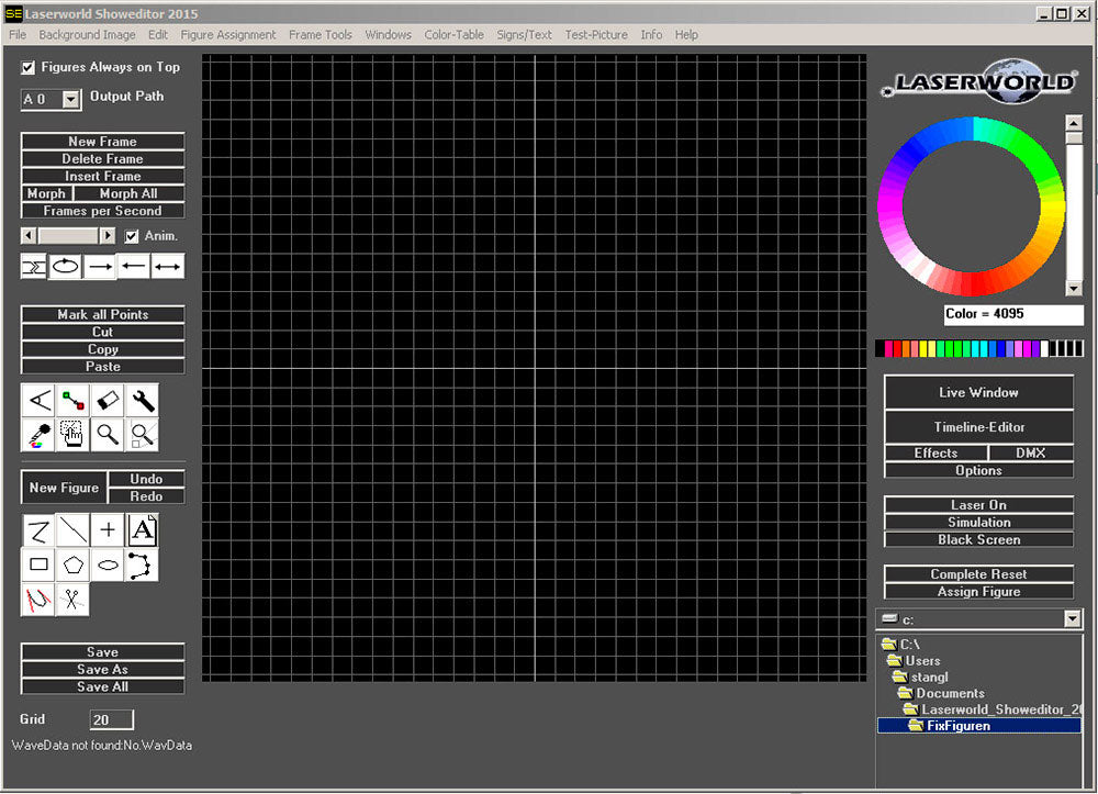 ShowNET + ShowEDITOR Interface