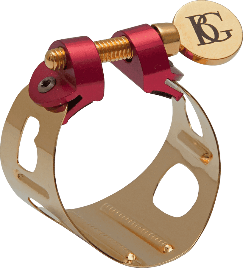 LDS0 - LIGATURE SAXOFOON SOPRANO DUO GOLD DORADA