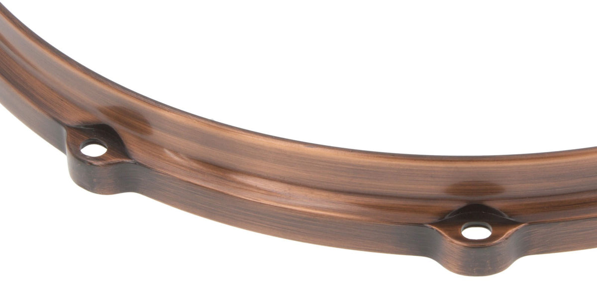 Hdc3-12-6Vbc 12" 6 Holes Black 3Mm Die Cast Drum Hoop Vintage Brushed Copper