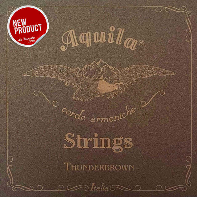 Set van 4 Thunderbrown-Snaren voor Basukelele