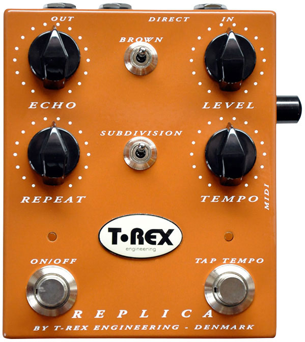 Replica DK, echte stereo-tapdelay