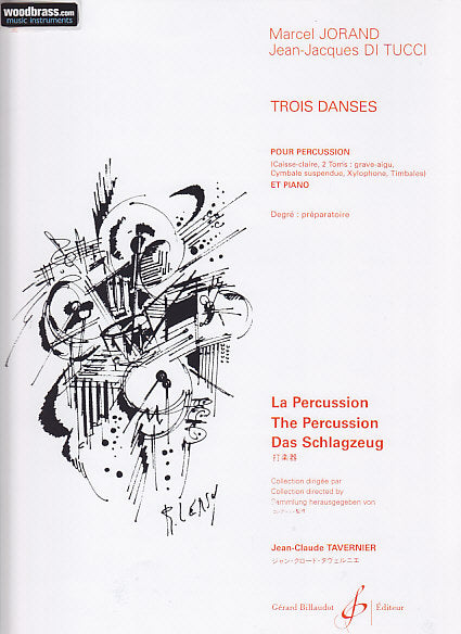 Billaudot Jorand M. Di Tucci J.J. - Trois Danses - Percussion