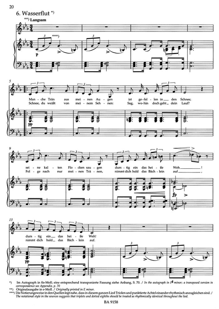 Schubert F. - Winterreise Op.89 D 911 - Voix Basse Piano