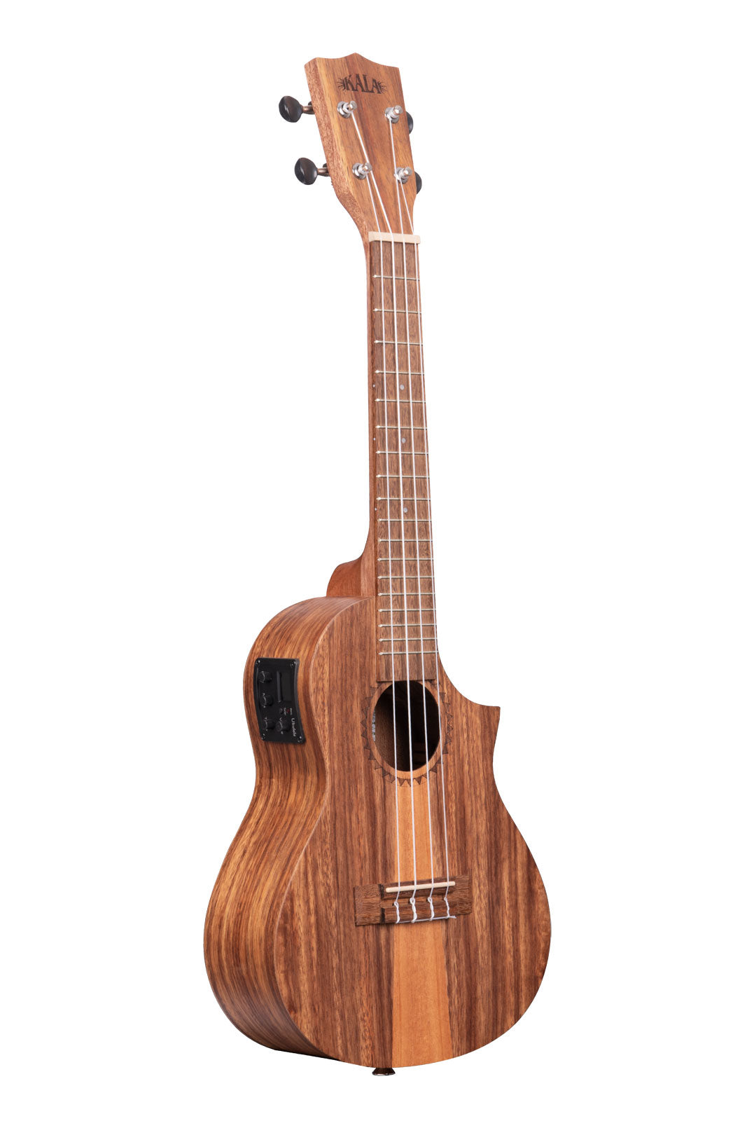 Ka-Tk-C-Ce Tri-Top Teak Electro-Acoustic Cutaway Concert