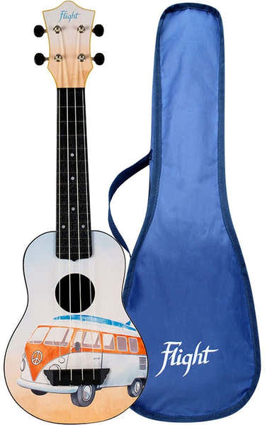 Flight TUS25 ABS Travel Ukulele Bus/Campervan -