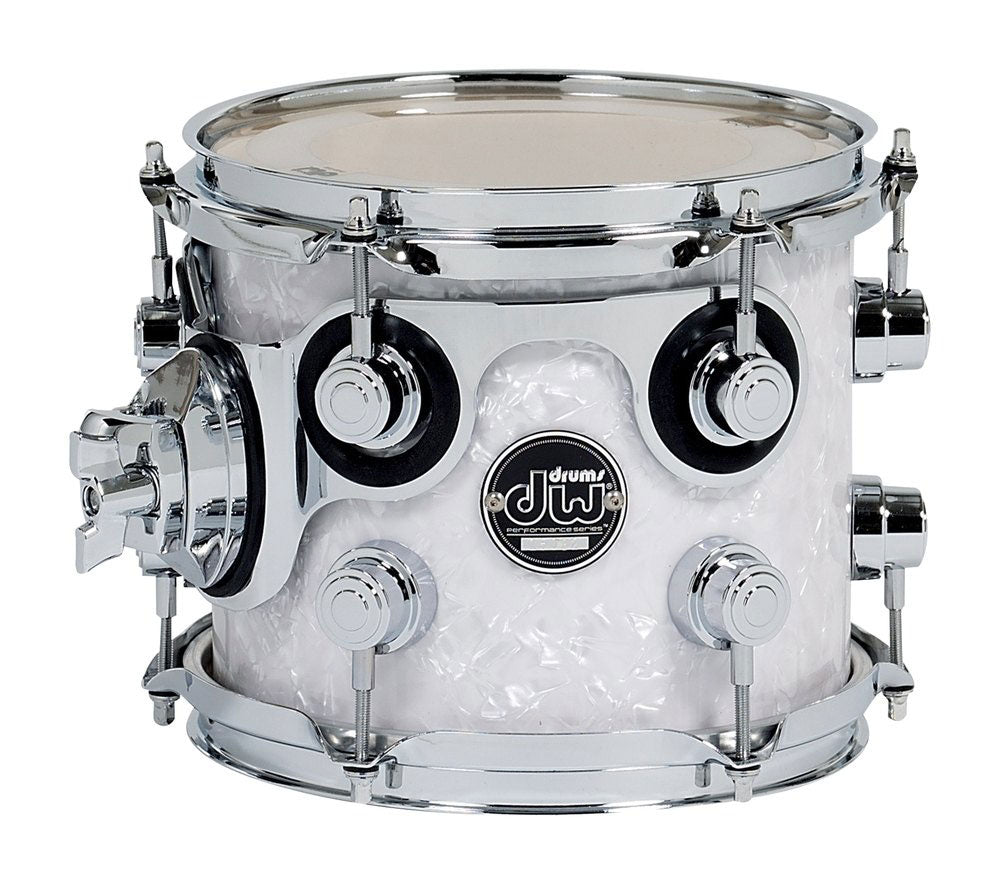 DW Drum Workshop TOM  PERFORMANCE FINISH PLY / SATIN OIL WHITE MARINE PEARL