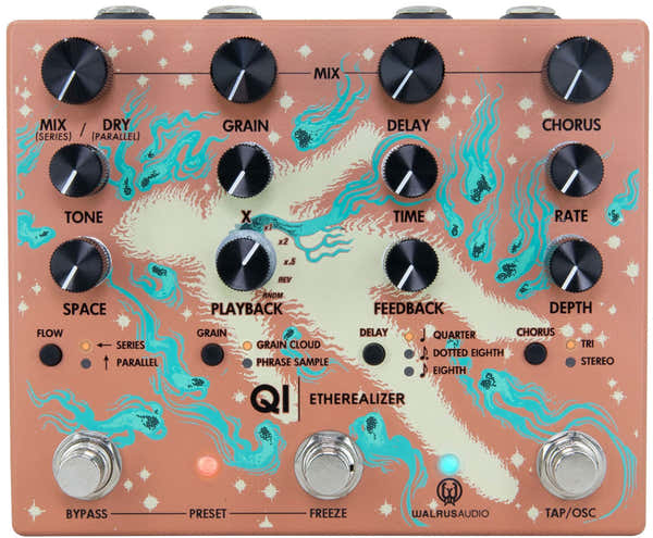 Qi Etherealizer Terracotta - Granulair effect met reverb, delay en chorus