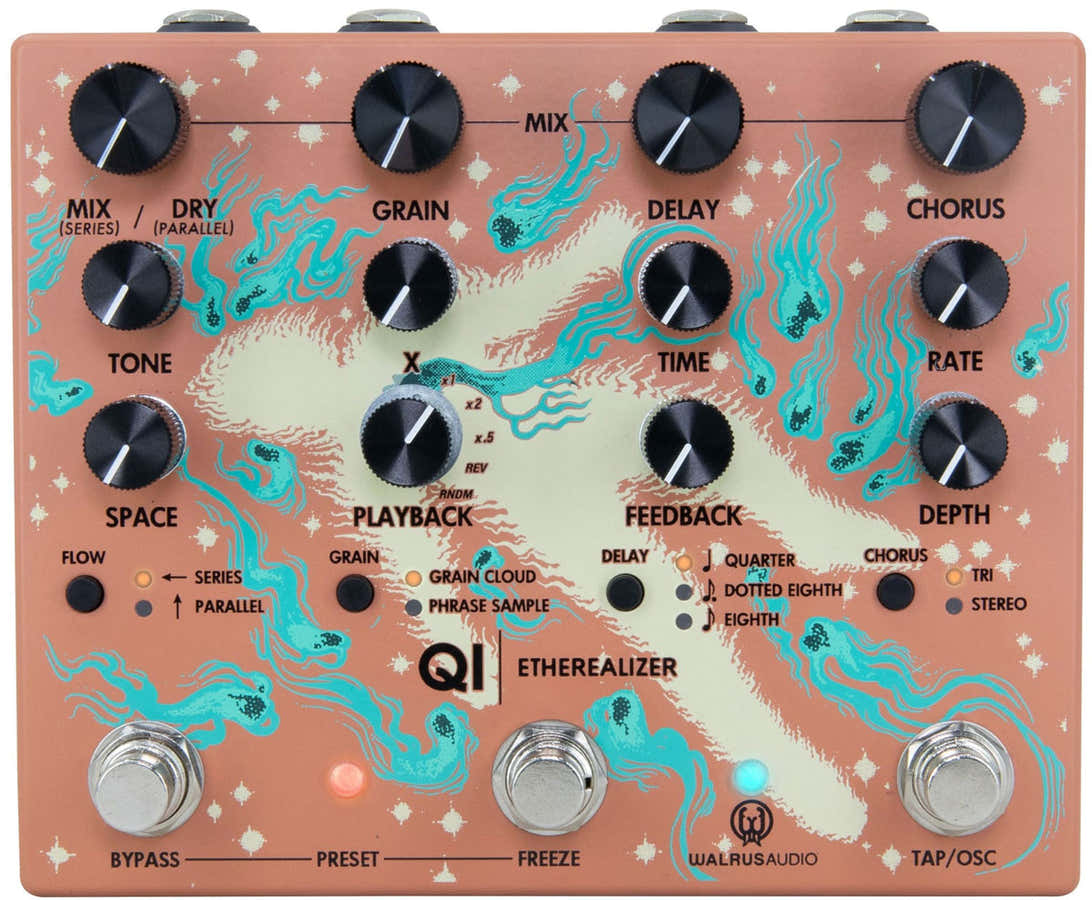 Qi Etherealizer Terracotta - Reverb Delay Chorus Granular Effect