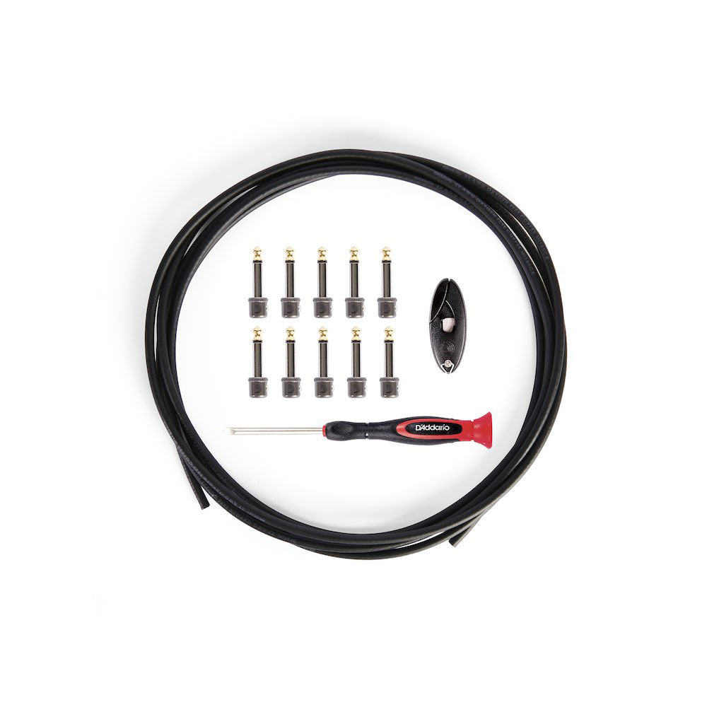 D'ADDARIO SOLDERLESS CABLE KIT WITH MINI DIY CONNECTORS