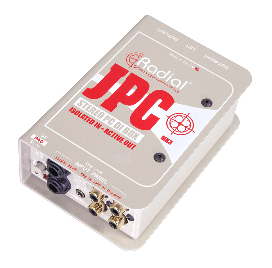 JPC DI actief PC/geluidskaarten