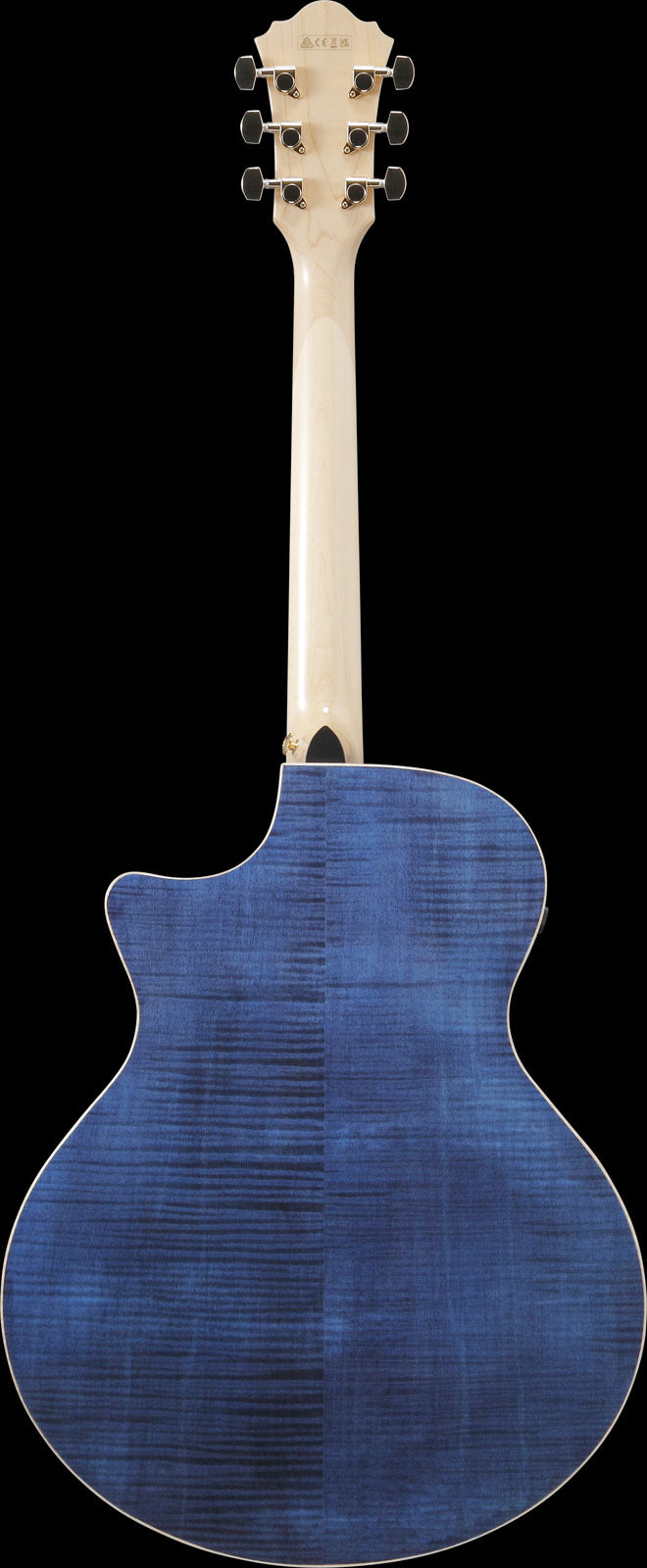 AE390-NTA Natuurlijk bovenblad, aquablauwe body