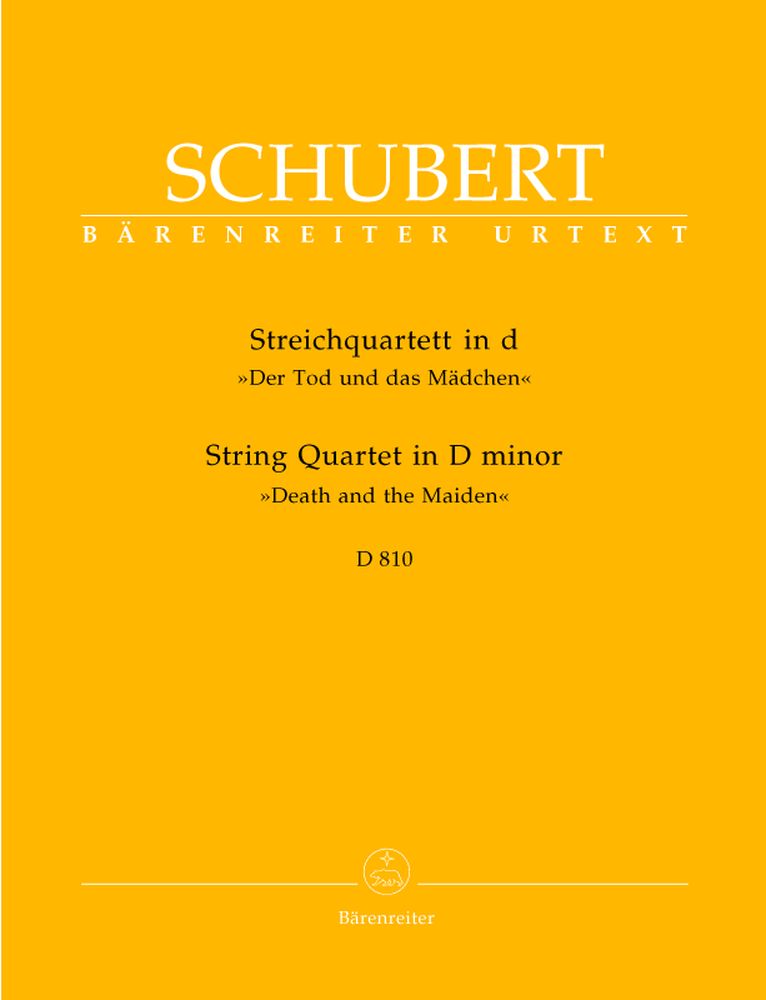 Schubert F. - Quatuor A Cordes "la Jeune Fille et La Mort" En Re Mineur D 810