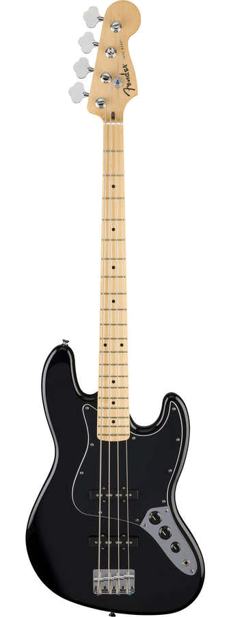 Standaard Jazz Bass MN zwarte slagplaat Black