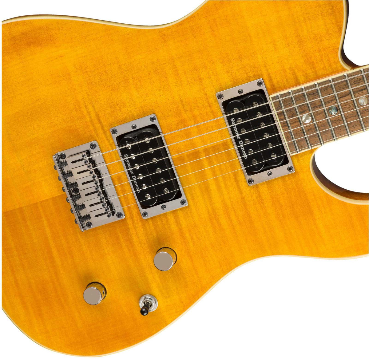 Telecaster Fmt HH Custom LRL Ltd Amber - Gereconditioneerd