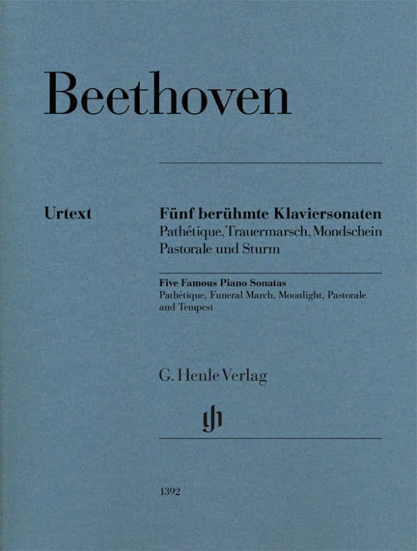 Beethoven L.V. - Five Famous Piano Sonatas