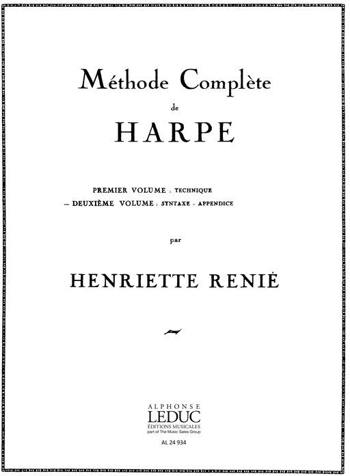 Leduc Méthode Complète de Harpe Vol. 2 Syntaxe