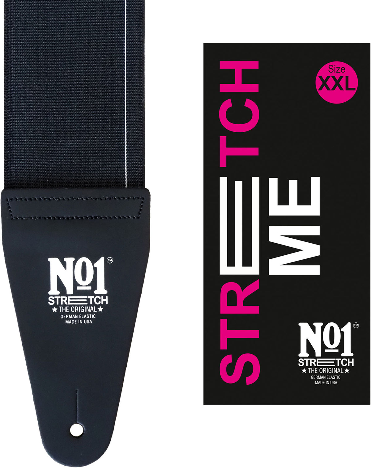 NO1 elastische gitaarband XXL