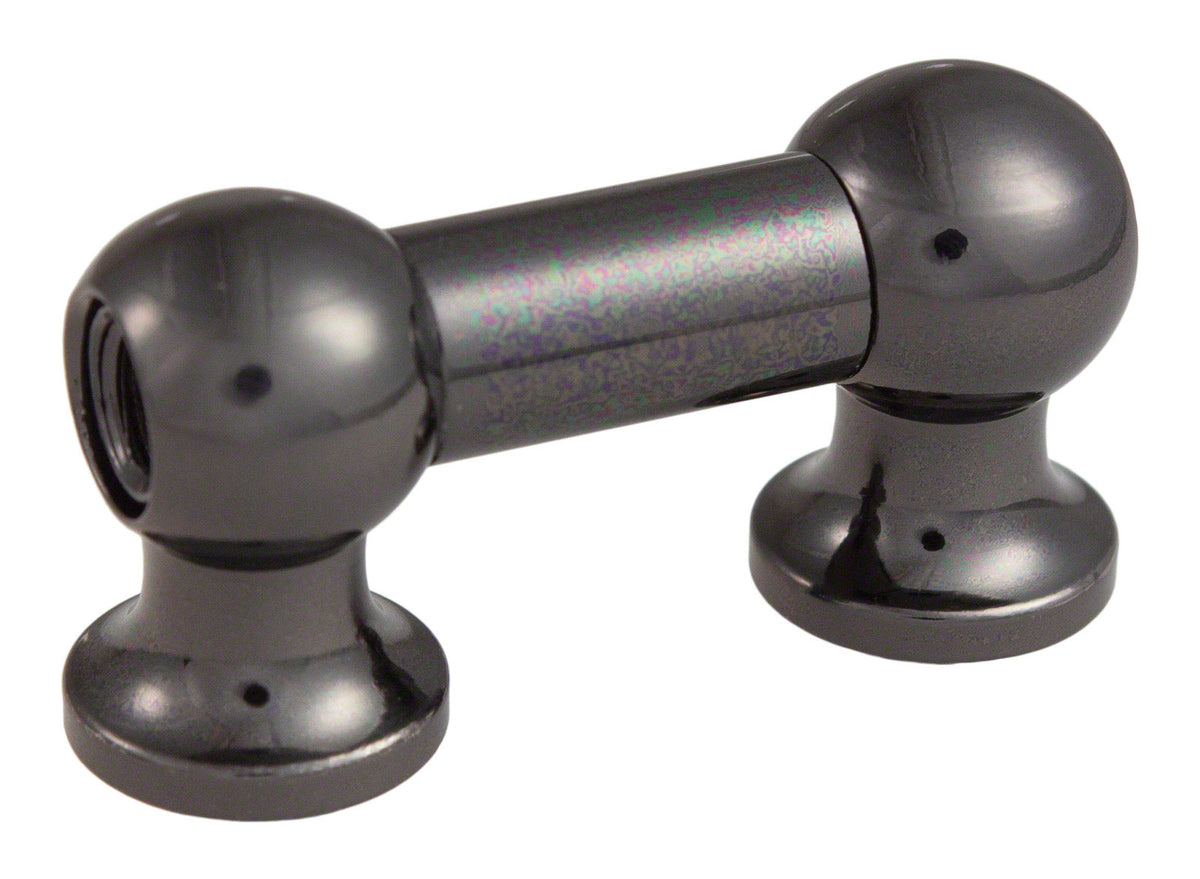 TL12D25-BK - TUBE LUG BLACK - 25MM - DOUBLE ENDED (X1)