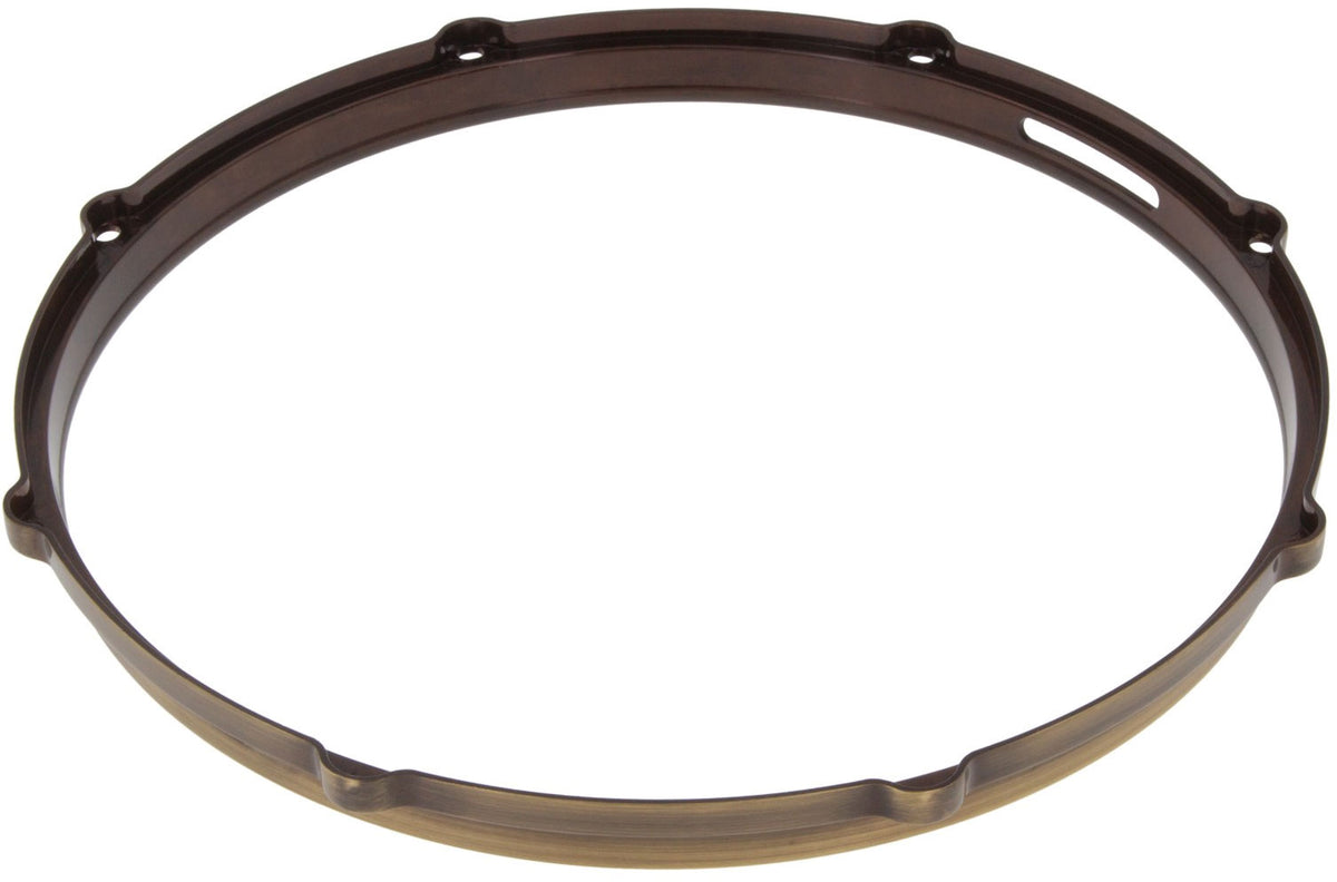 Hdc3-14-8Svbb 14" 8 Holes Snare Side 3Mm Die Cast Drum Hoop Vintage Brushed Brass