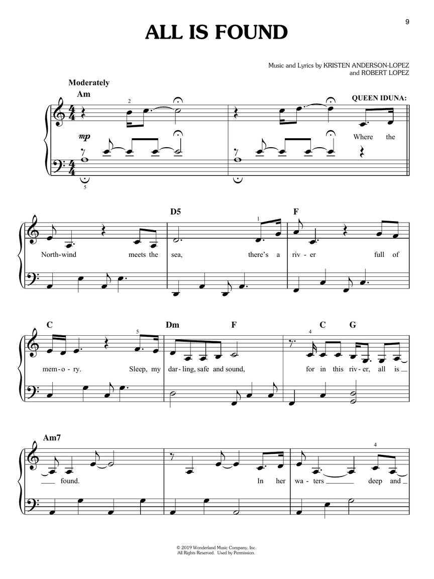 Lopez - La Reine Des Neiges II - Piano Facile