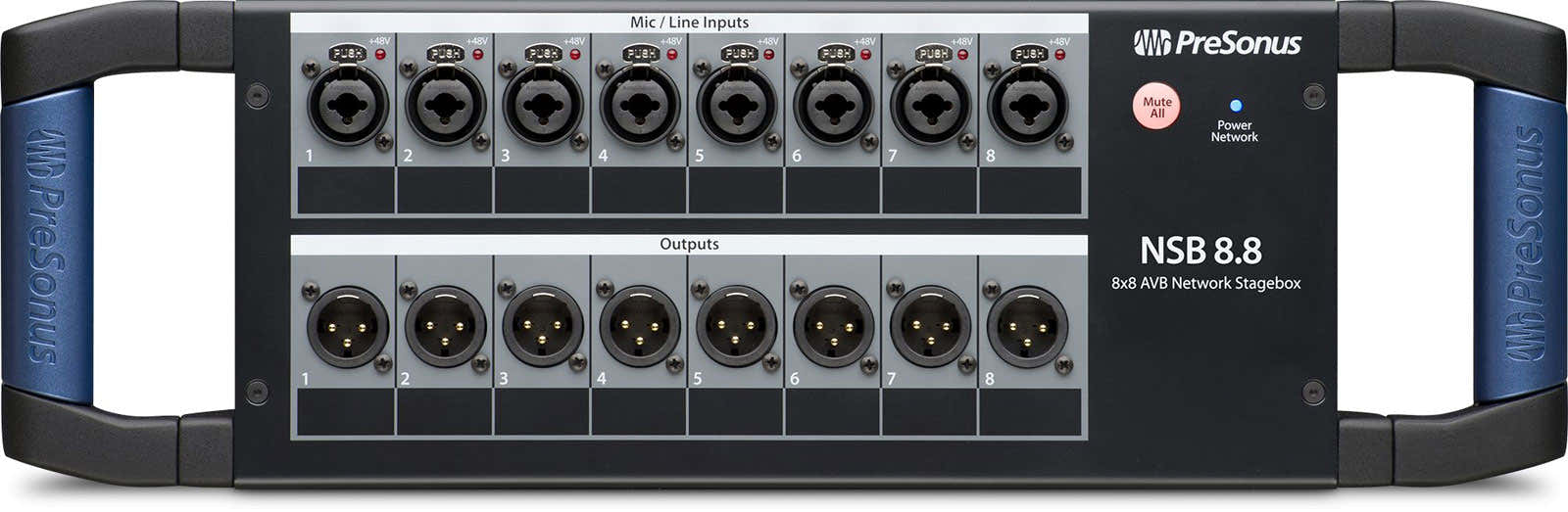 NSB 8.8 - STAGEBOX 8X8 VOOR AVB-NETWERK