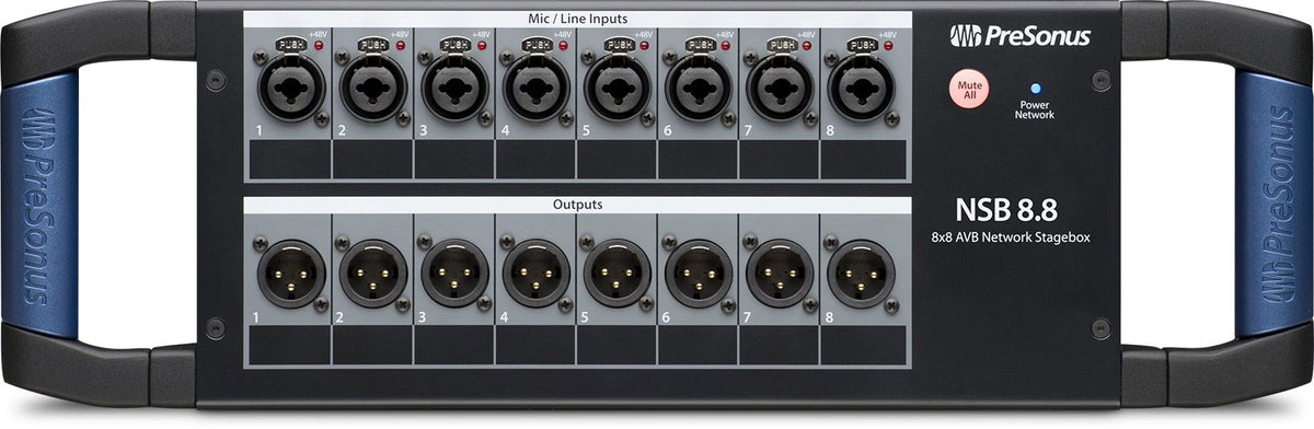 NSB 8.8 - STAGEBOX 8X8 VOOR AVB-NETWERK