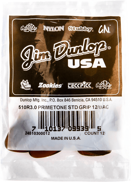 Dunlop 12 x 3,00mm Primetone Standard Grip