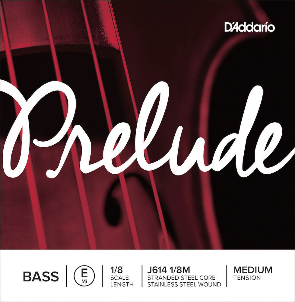 D'ADDARIO STRING ONLY (MI) FOR DOUBLE BASS 1/8 PRELUDE TENSION MEDIUM