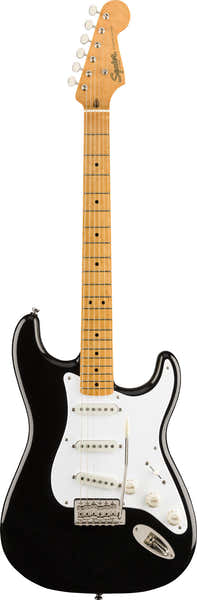 Squier Stratocaster 50S Classic Vibe Mn Zwart