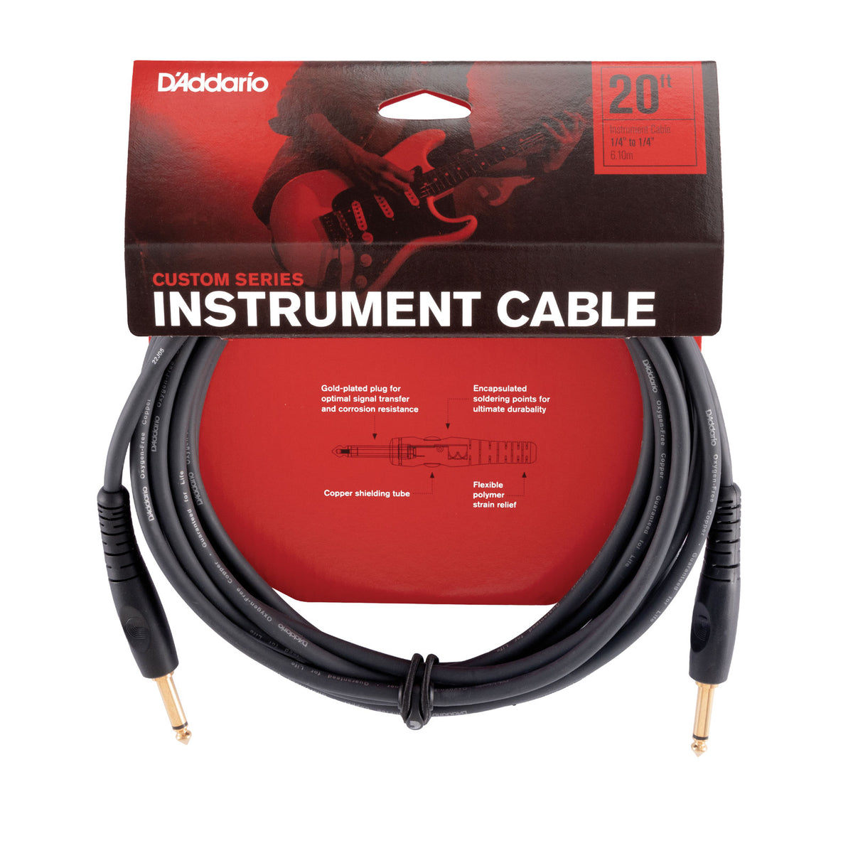 Custom Series Instrumentkabel 20 Feet