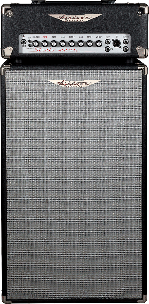 Studio Mini Rig Versterkertop + Cabinet 2 X 10" 250W
