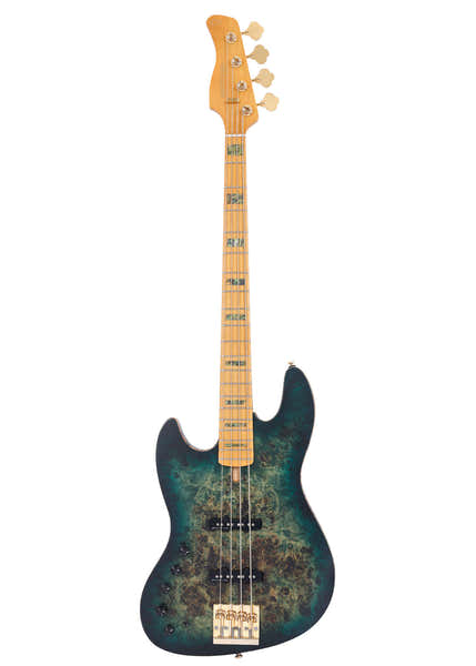 Sire Marcus Miller Er V10-4 Lh Tgr.S Transparant groen satijn