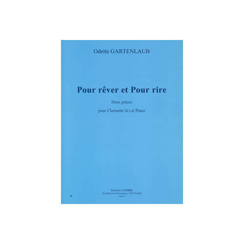 Gartenlaub - Pour Rêver et Pour Rire - Klarinet en Piano