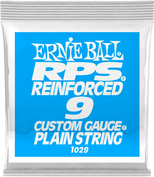 Ernie Ball .009 RPS REINFORCED PLAIN ELECTRIC GUITAR STRINGS