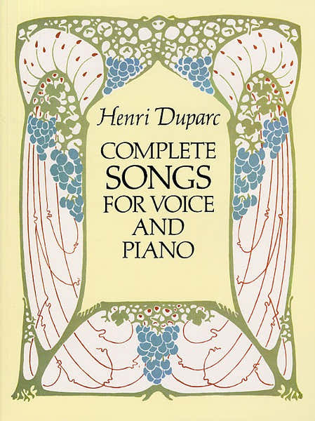 Dover Duparc Henri - Complete Songs For Voice And Piano - High Voice
