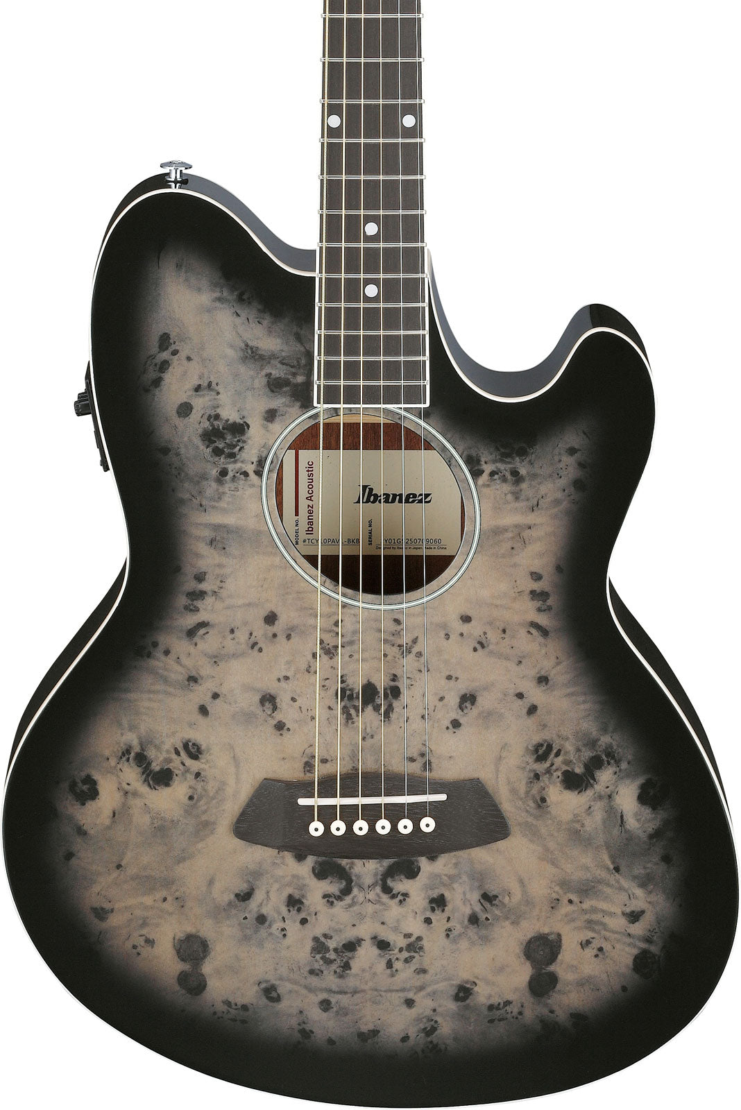 TCY10PABKB Talman Transparant bruin-zwarte burst