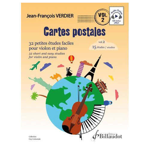 Billaudot Verdier J.F. - Cartes Postales Violon Vol. 2