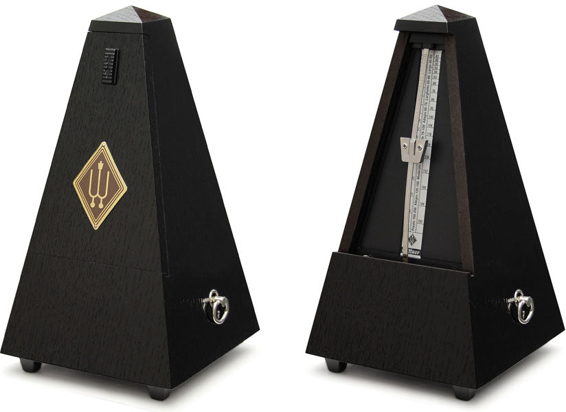 Wittner METRONOME PYRAMIDAL OAK MATT BLACK 809