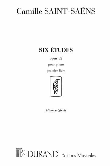 SAINT SAENS C. - ETUDES OP.52 1er LIVRE - PIANO