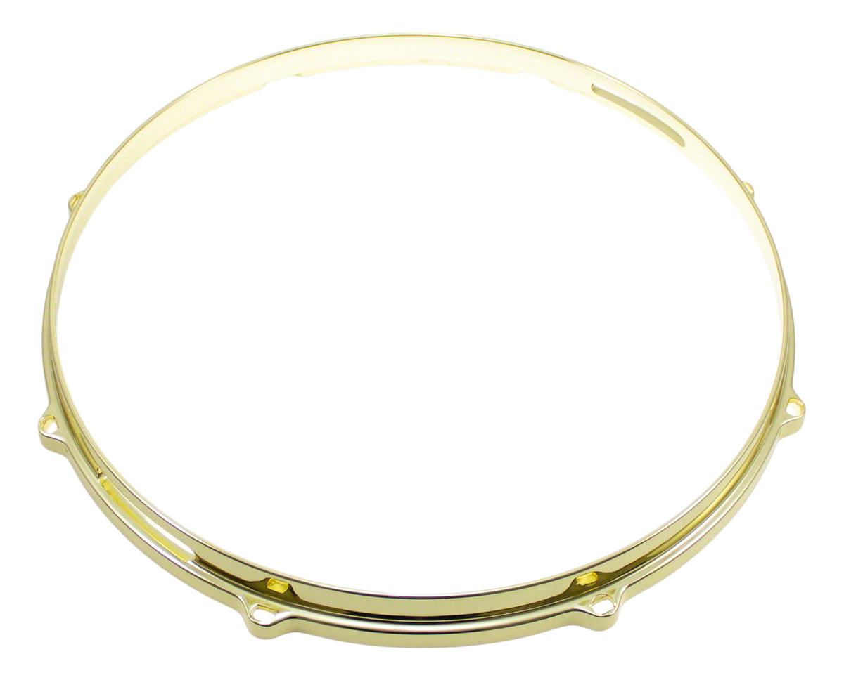 HDC3-13-8SBR - 13" 8 HOLES SNARE SIDE BRASS 3MM DIE CAST DRUM HOOP