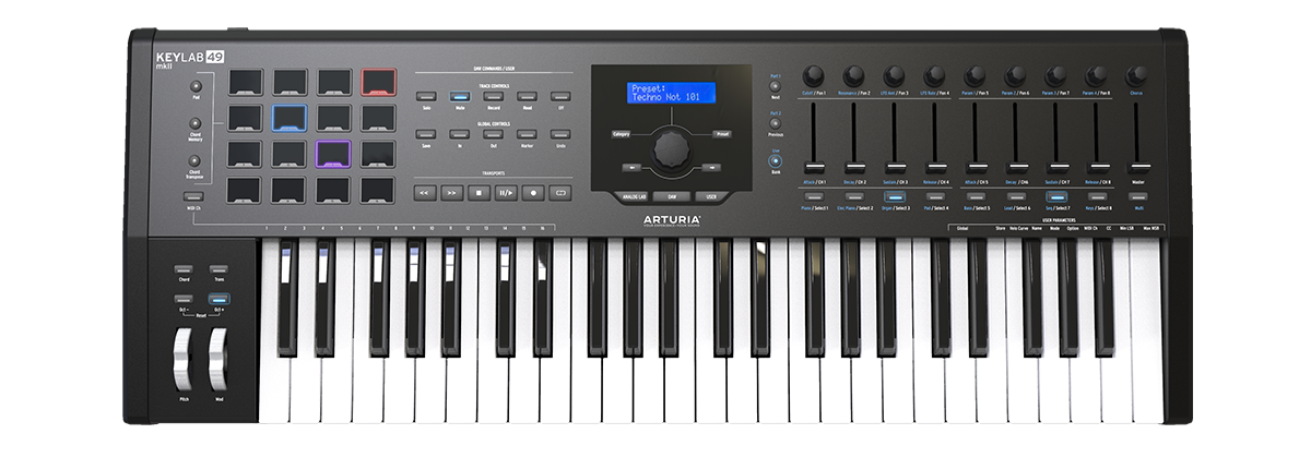 Keylab 49 MKII Zwart