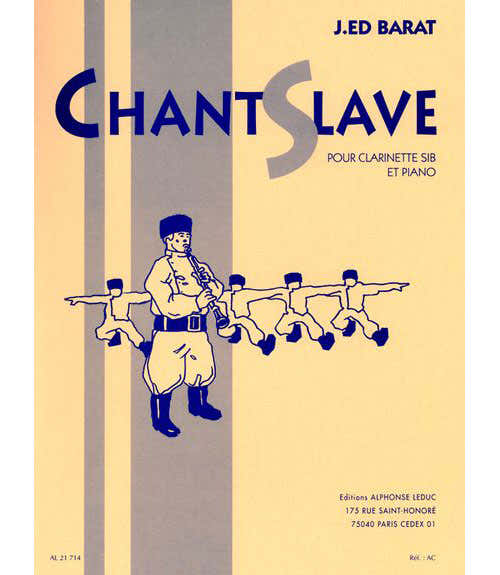 Leduc Barat - Chant Slave - Clarinette & Piano
