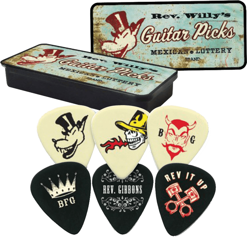 6 x Licht Reverend Willy Doos
