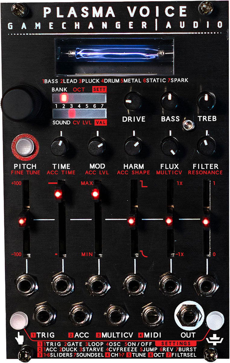 Plasma Eurorack-module voor stemsynthetisatie