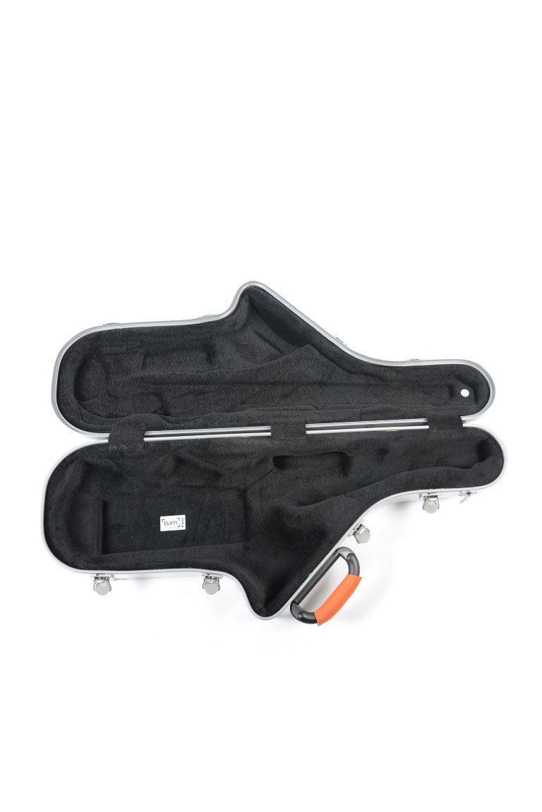 Tenorsaxofoon-Koffer Cabine La Defense - Geborsteld Aluminium