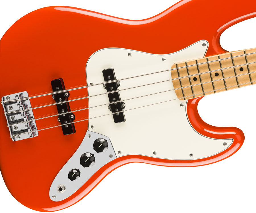 Jazz Bass Player II MN Koraalrood